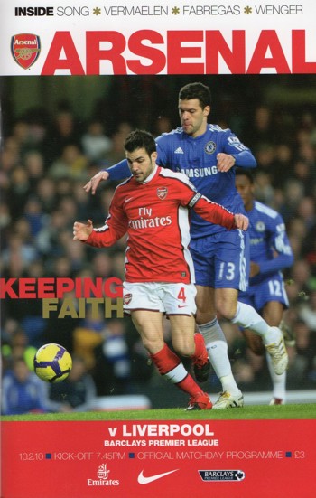 Match programme
